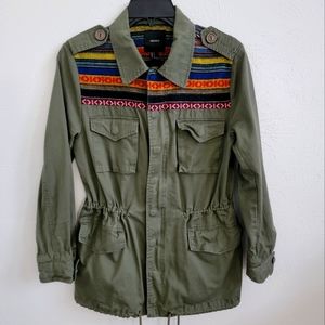 Forever21 Military Utility Jacket Olive Army Green Size Small